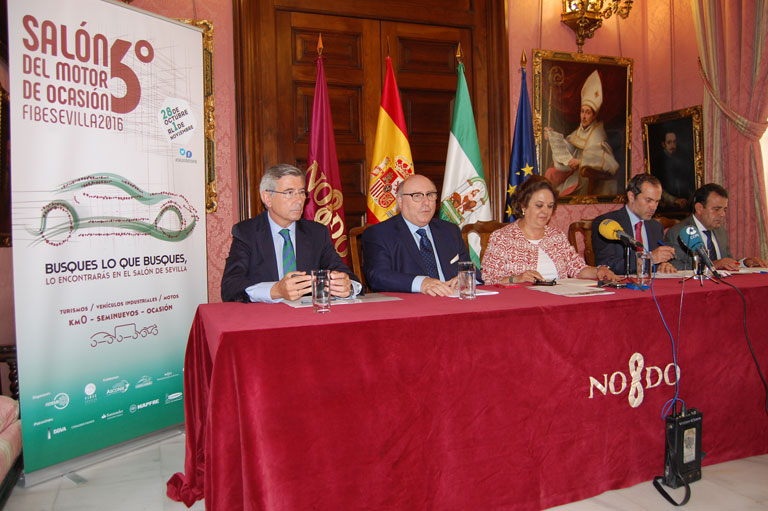Intervención de Francisco Moreno, presidente de FEDEME, en la rueda de prensa de presentación a los medios del 6º Salón del Motor de Ocasión de Sevilla.